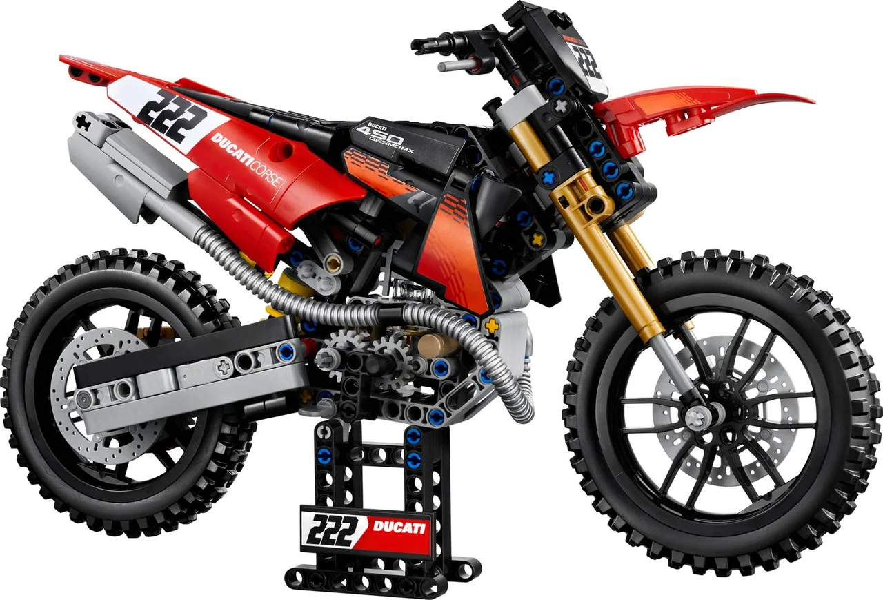LEGO Ducati Desmo450 MX Factory Motorcycle