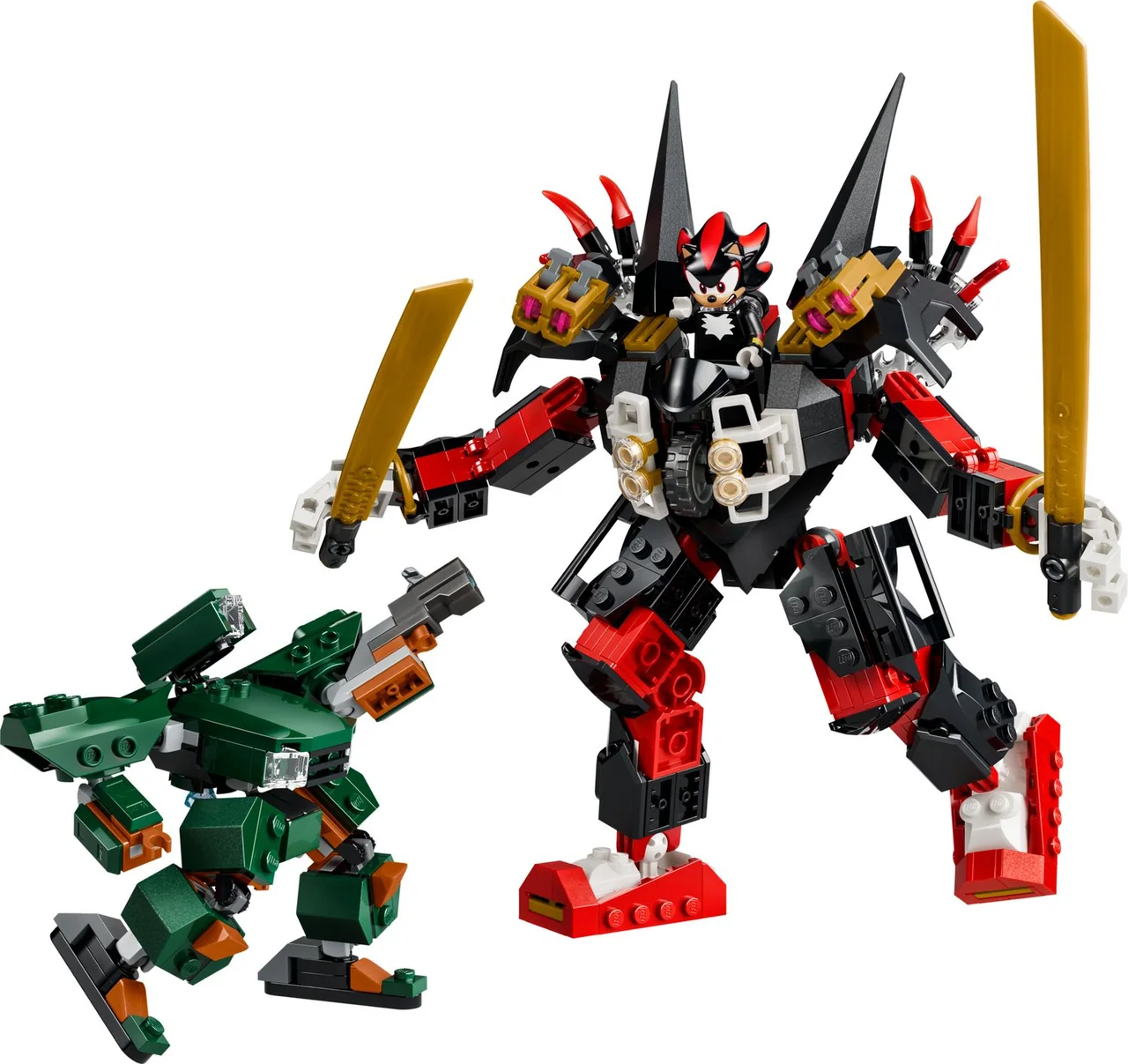 LEGO Shadow's Mech vs. G.U.N. Trooper