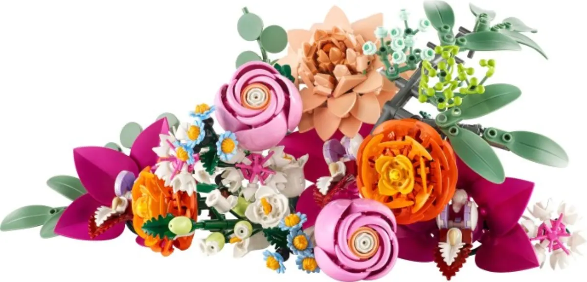 Pretty Pink Flower Bouquet set photo