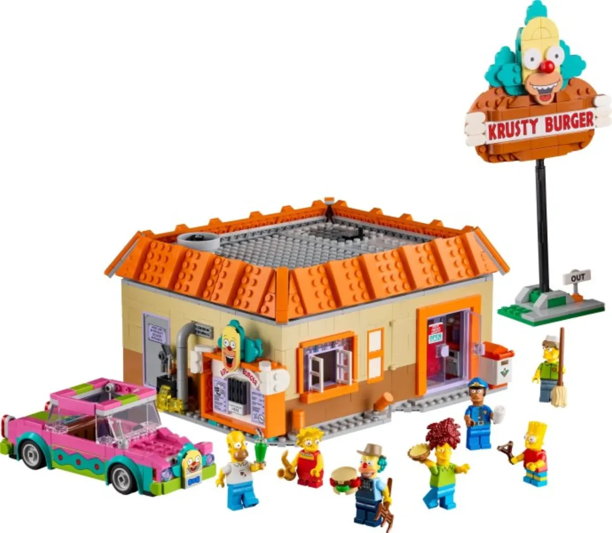 The Simpsons: Krusty Burger set photo