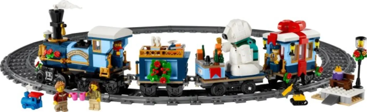 Holiday Express Train set photo