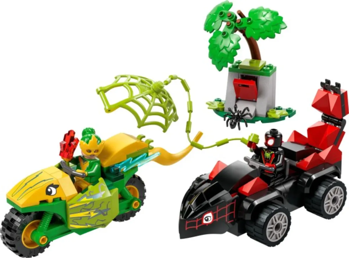 Spin and Electro Dinosaur Vehicle Chase set photo