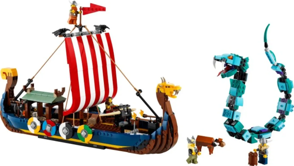 Viking Ship and the Midgard Serpent set photo