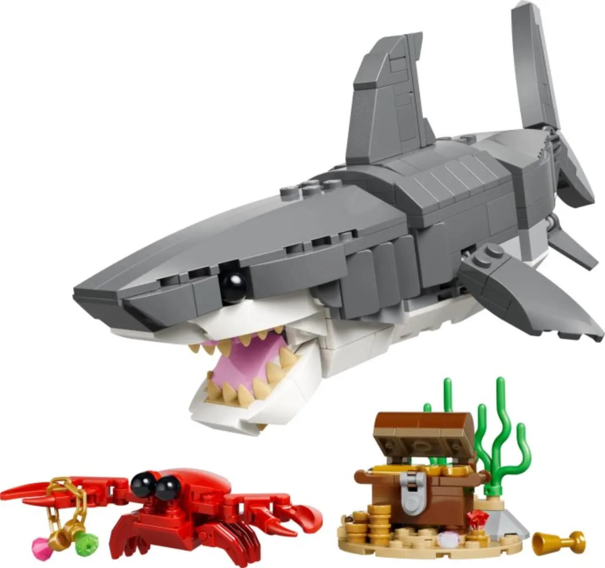 Fierce Shark with a Treasure Chest set photo