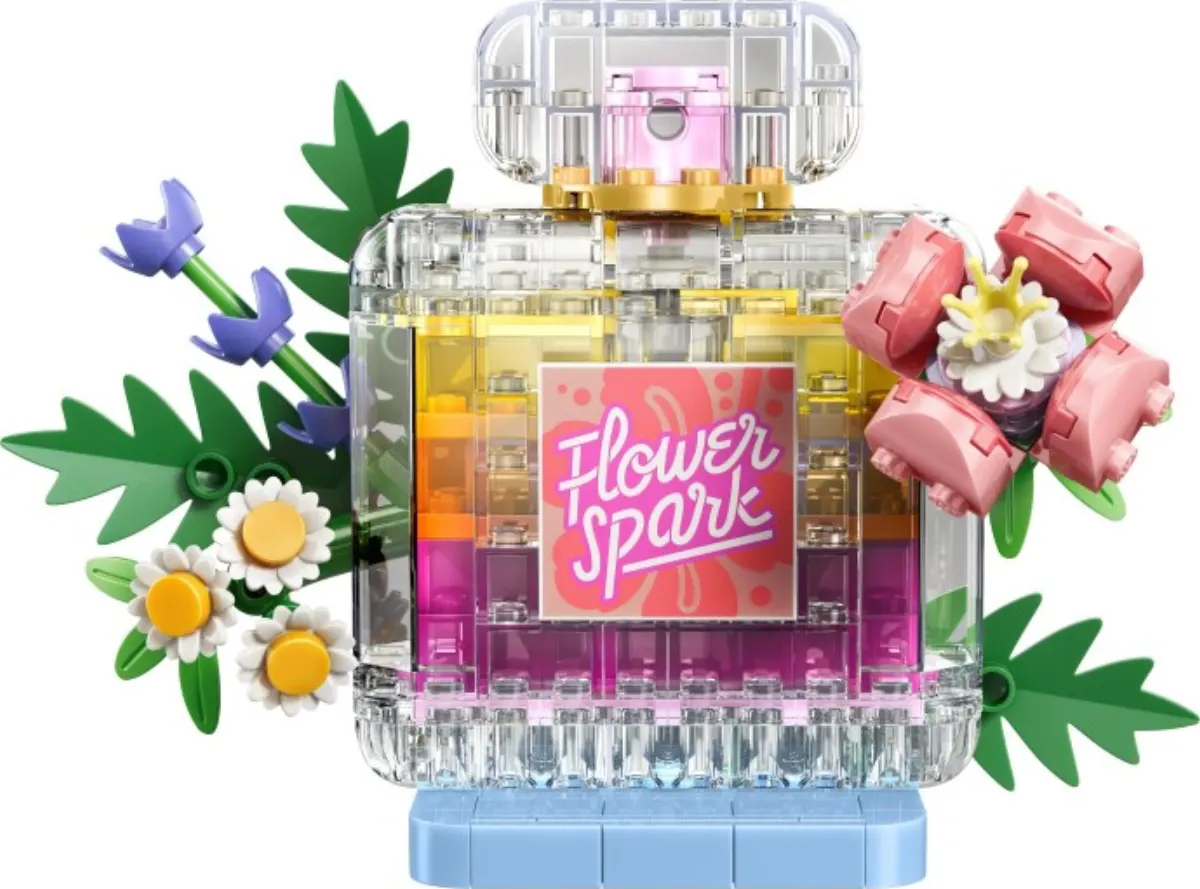 Floral Decor Perfume Bottle set photo