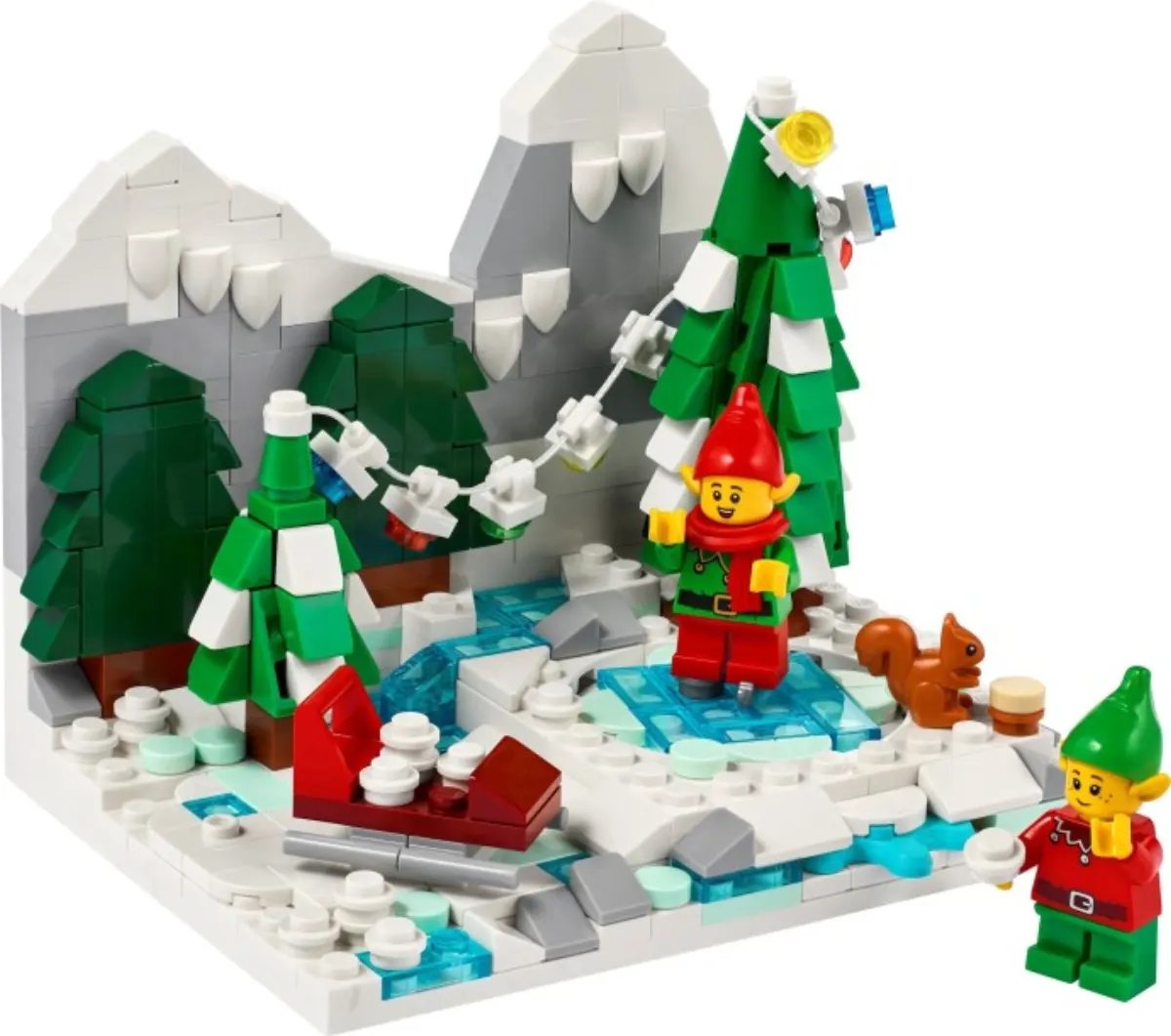 Winter Elves Scene set photo