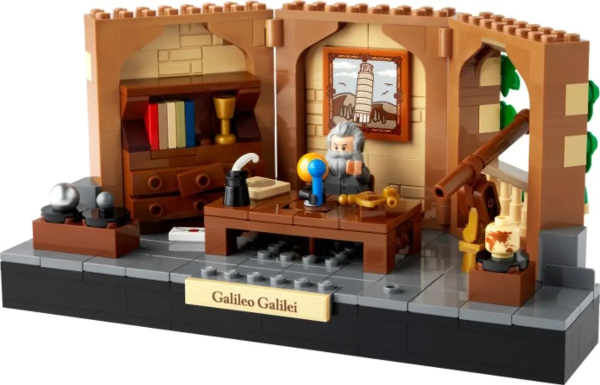 Tribute to Galileo Galilei set photo