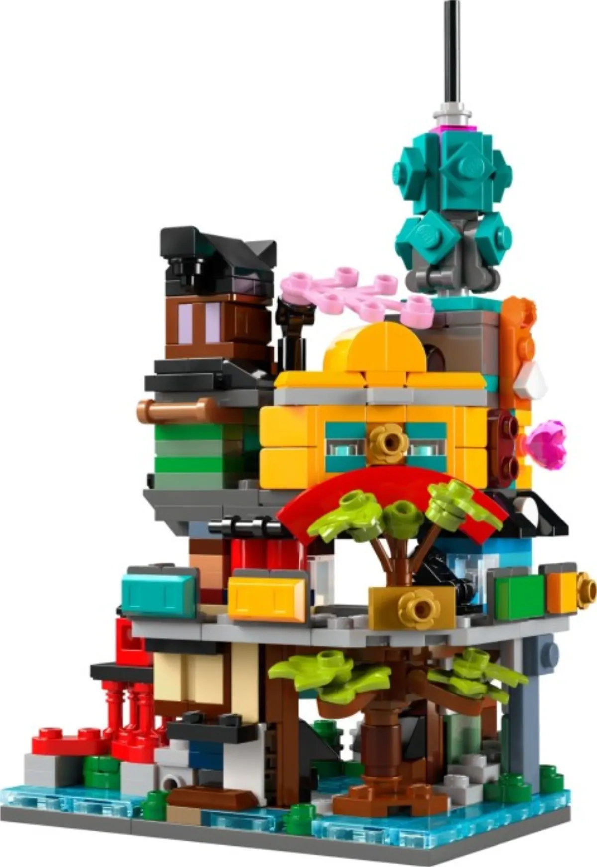 Micro NINJAGO City Gardens set photo