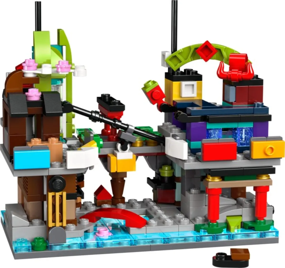 Micro NINJAGO City Markets set photo