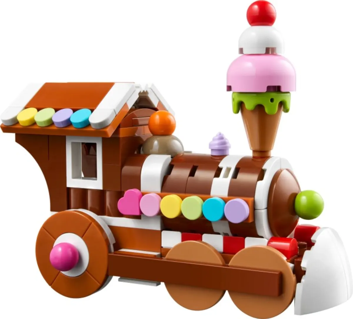 Celebration Series: Gingerbread Train Ornament set photo