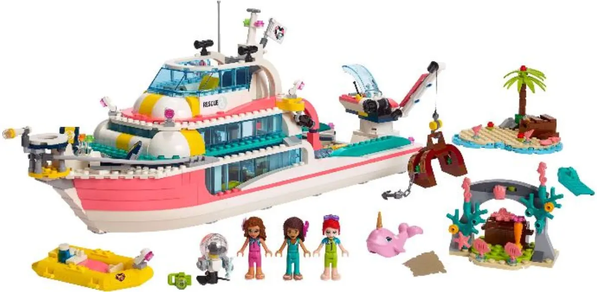 Rescue Mission Boat set photo