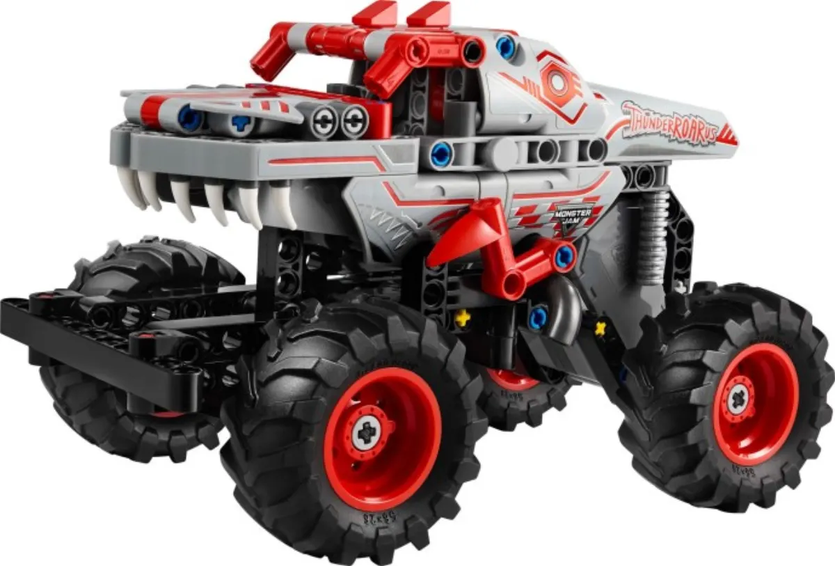 Monster Jam ThunderROARus Pull-Back set photo