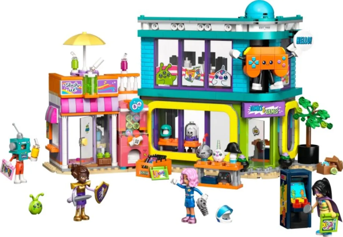 Comic Book and Game Store set photo