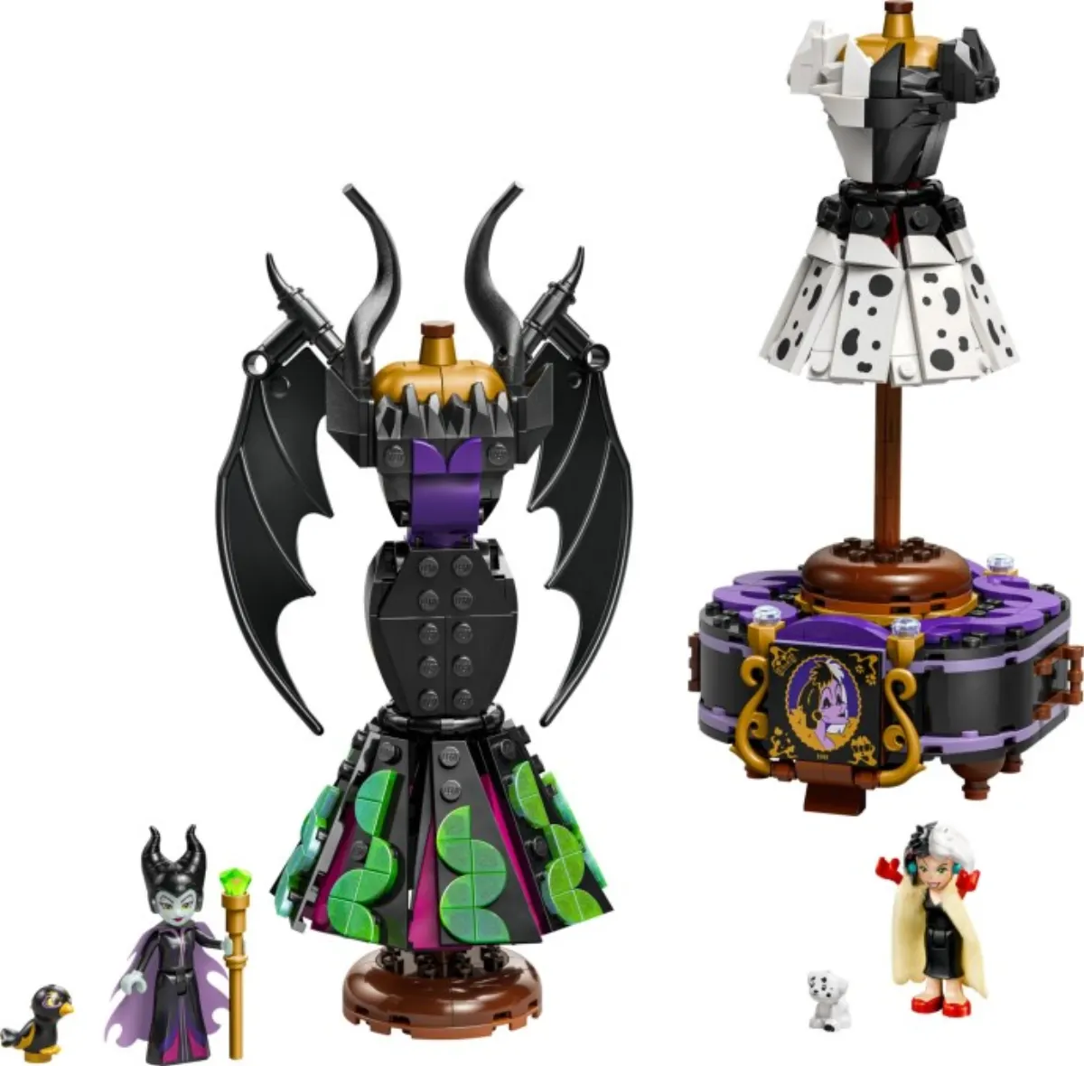 Maleficent's and Cruella de Vil's Dresses set photo