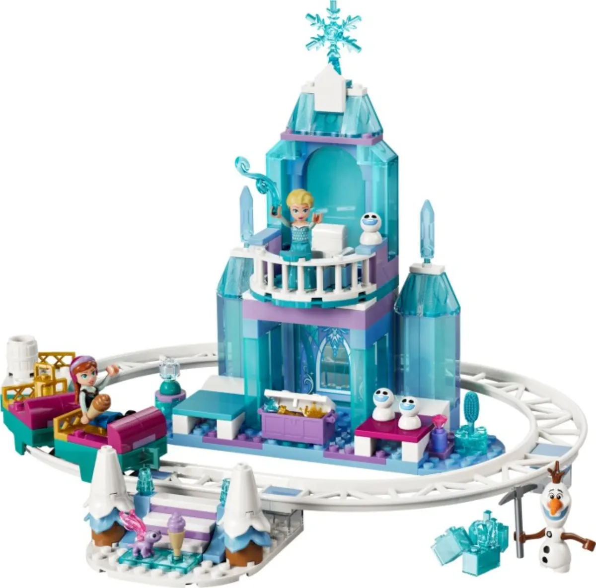 Elsa's Ice Castle & Snow Ride Adventure set photo
