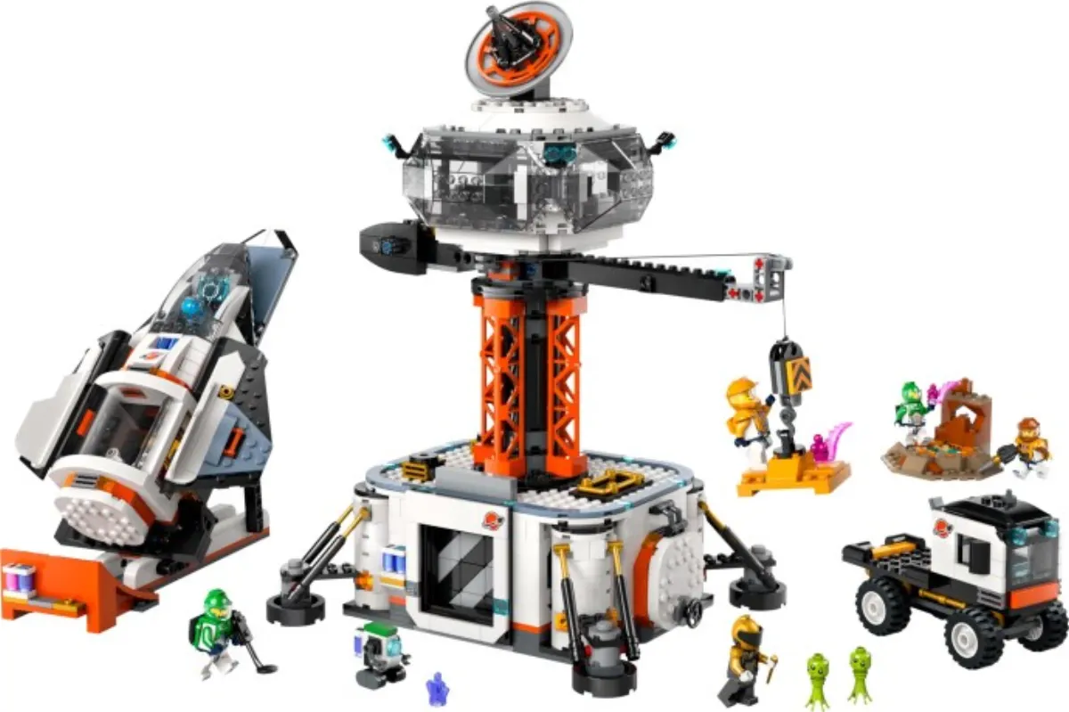 Space Base and Rocket Launchpad set photo