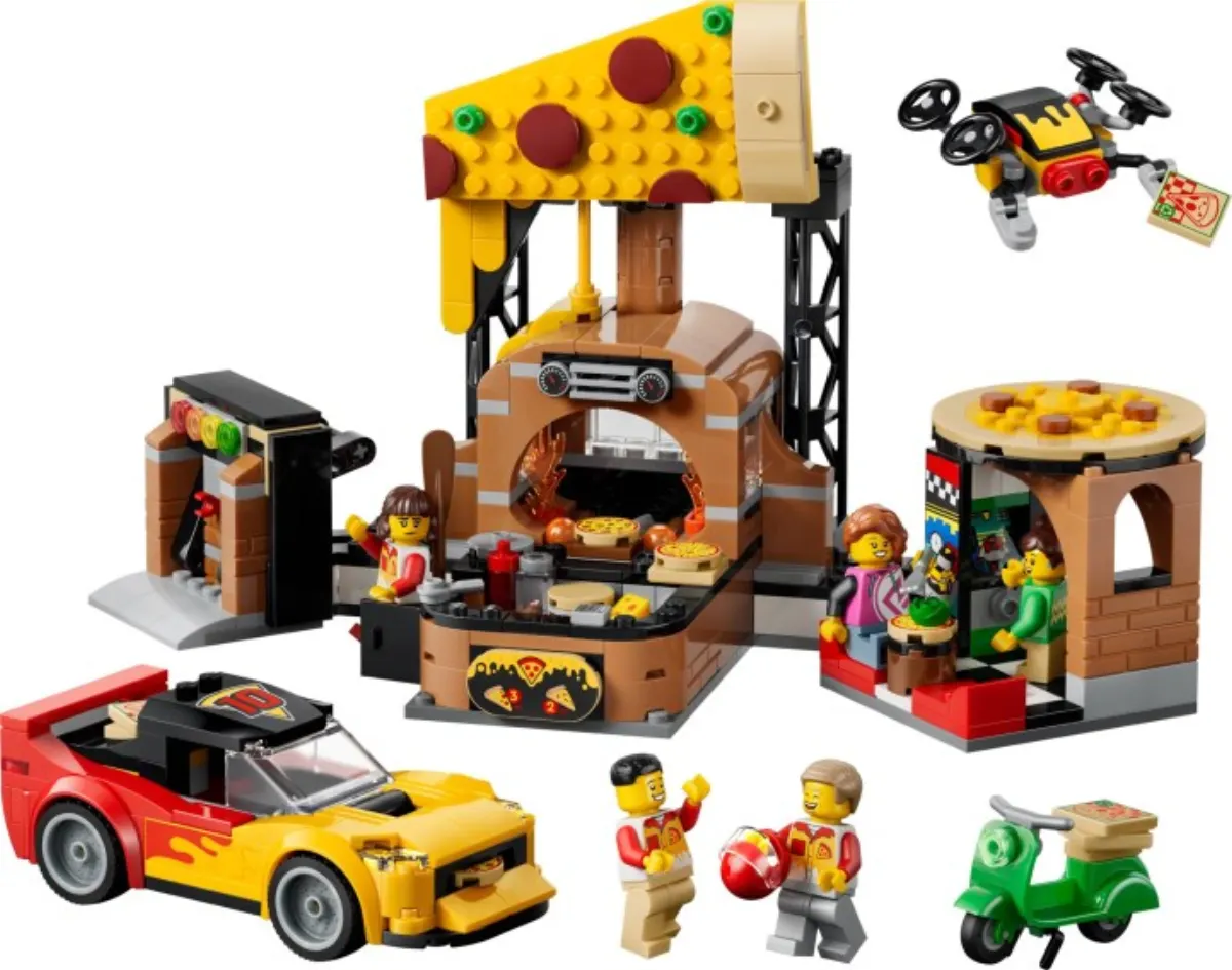 Pizza Delivery Experience with Vehicles set photo