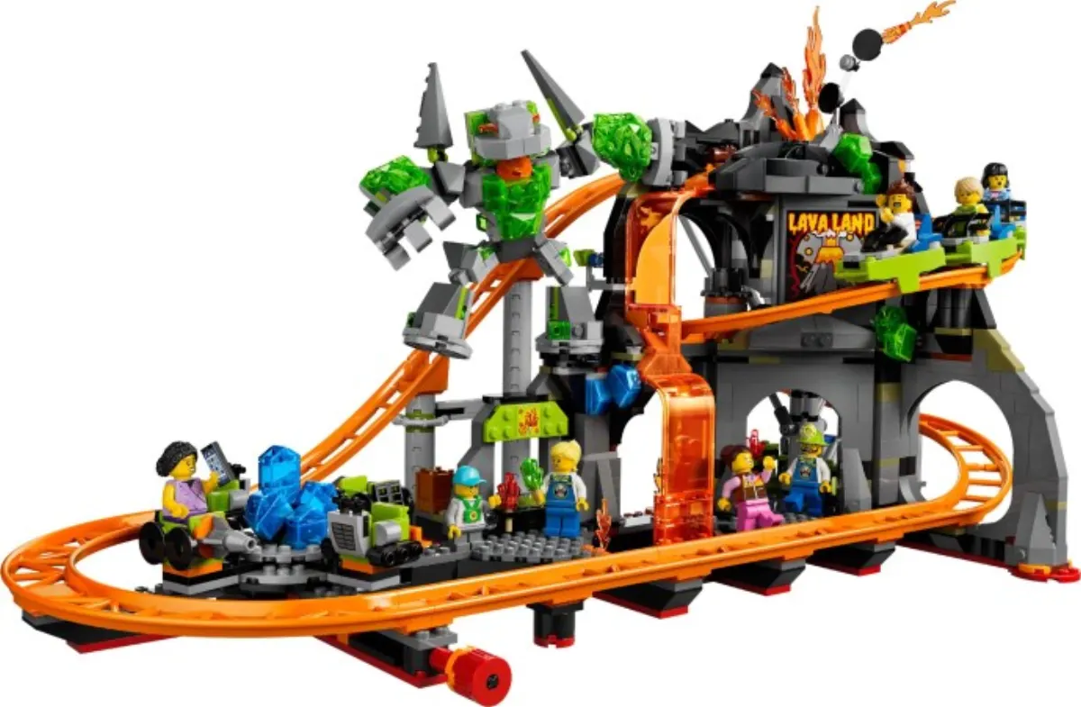 Lava Land Roller Coaster Park set photo