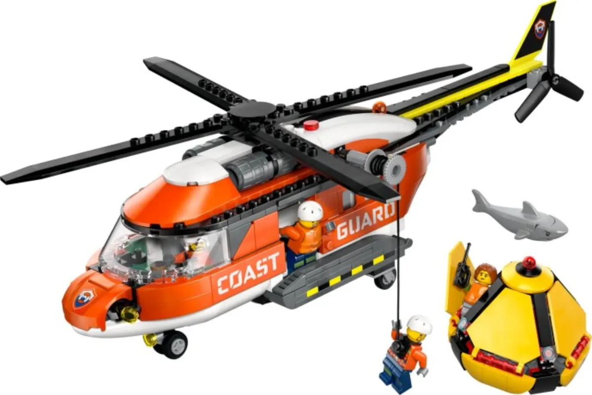 Coast Guard Helicopter set photo