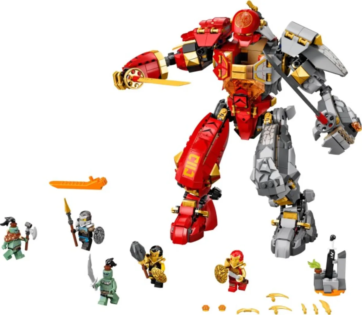 Fire Stone Mech set photo