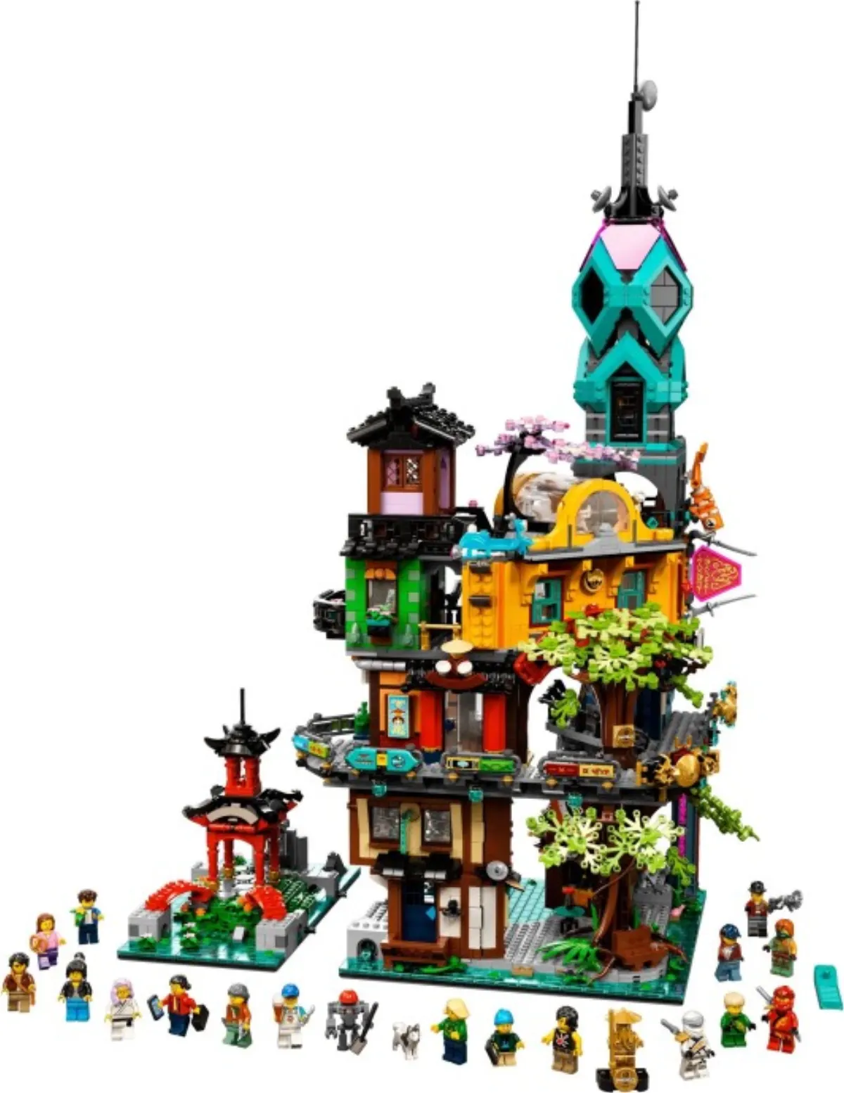 NINJAGO City Gardens set photo