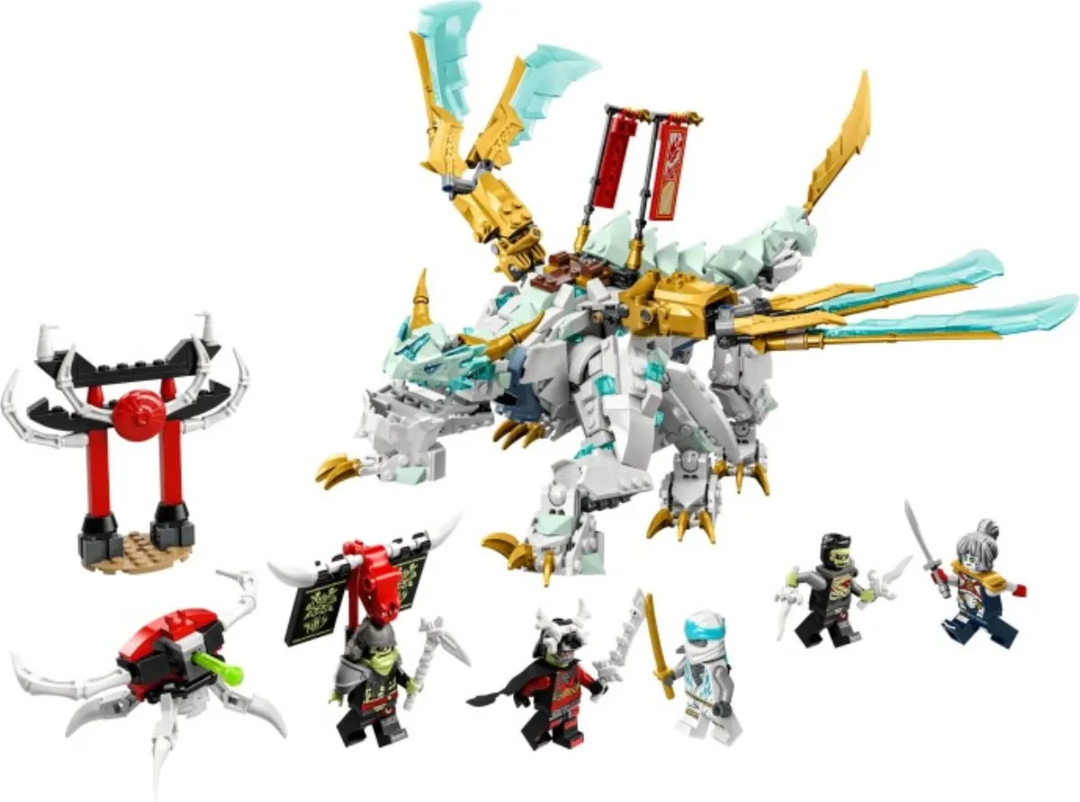Zane's Ice Dragon Creature set photo