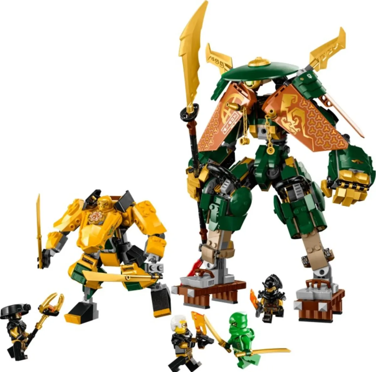 Lloyd and Arin's Ninja Team Mechs set photo