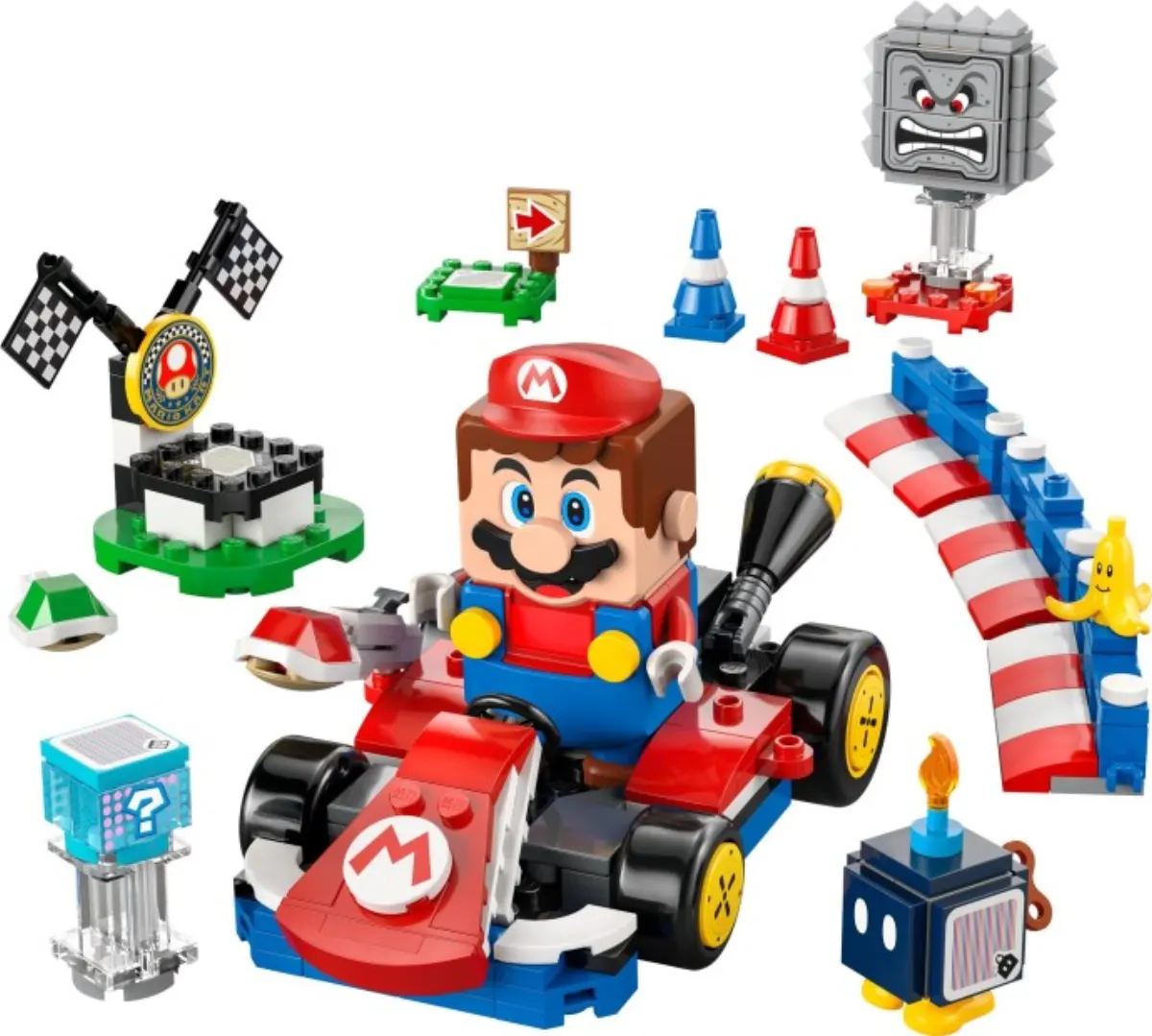 Mario Kart – Interactive LEGO Mario & Standard Kart set photo
