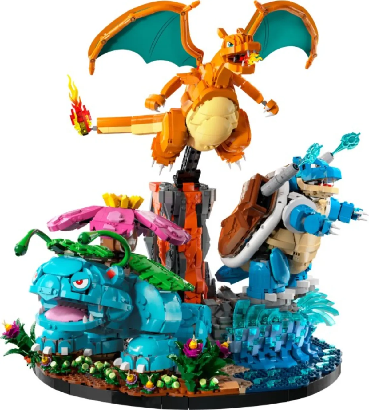 Venusaur, Charizard and Blastoise set photo