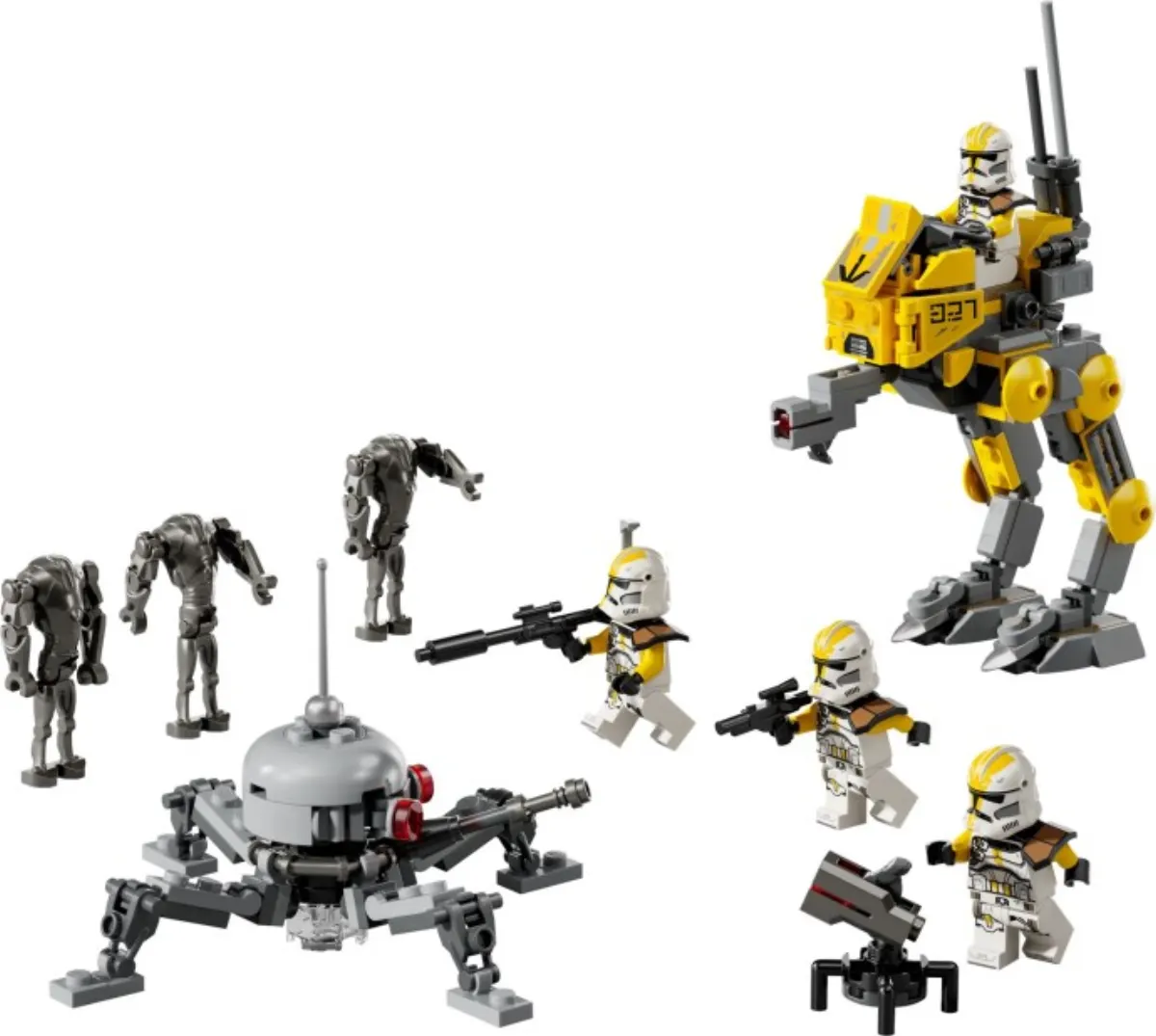 327th Star Corps Clone Troopers Battle Pack set photo