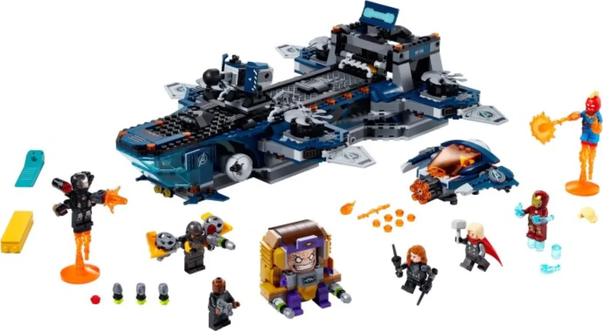 Avengers Helicarrier set photo