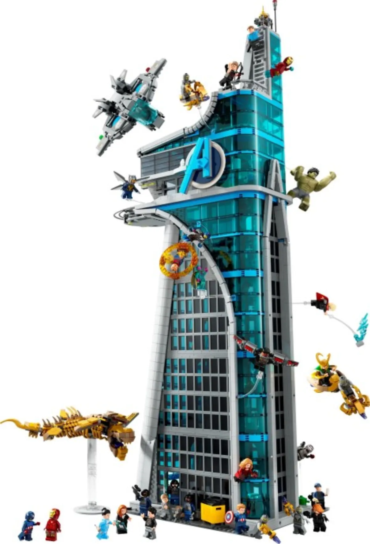 Avengers Tower set photo