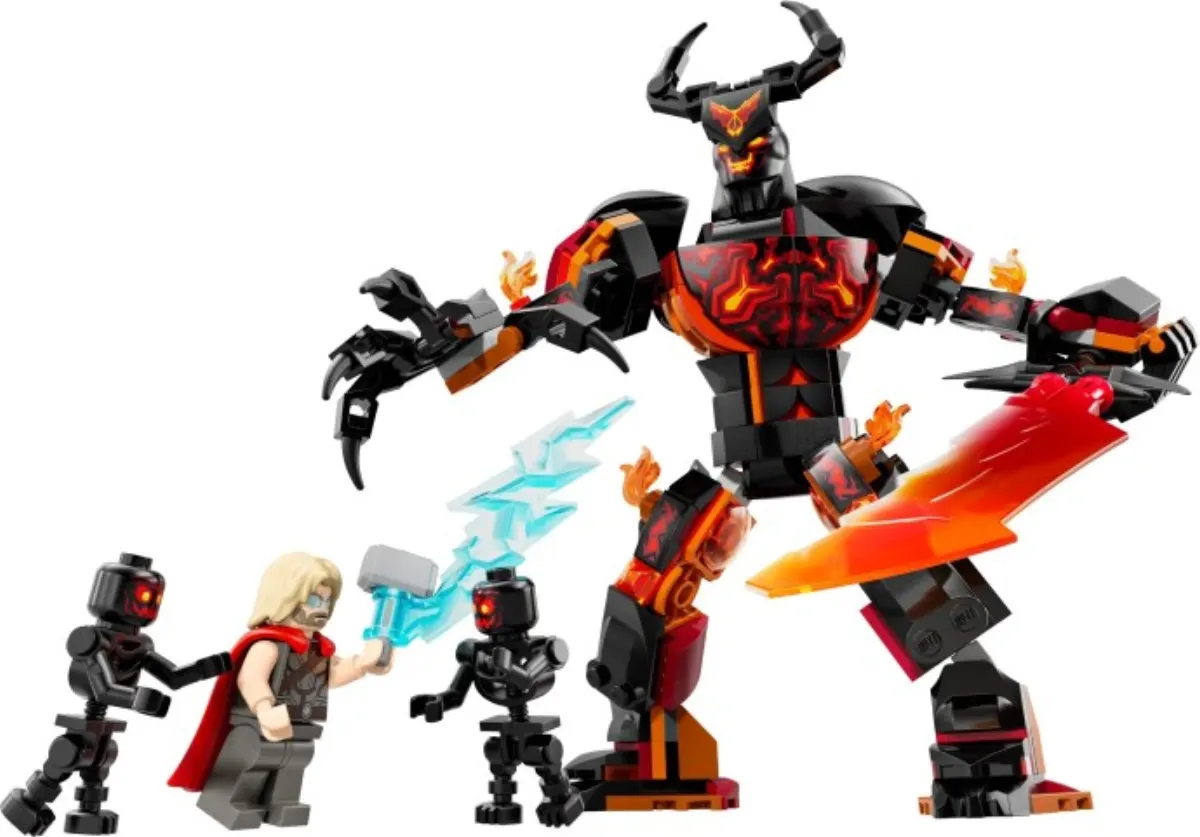 Thor vs. Surtur Construction Figure set photo