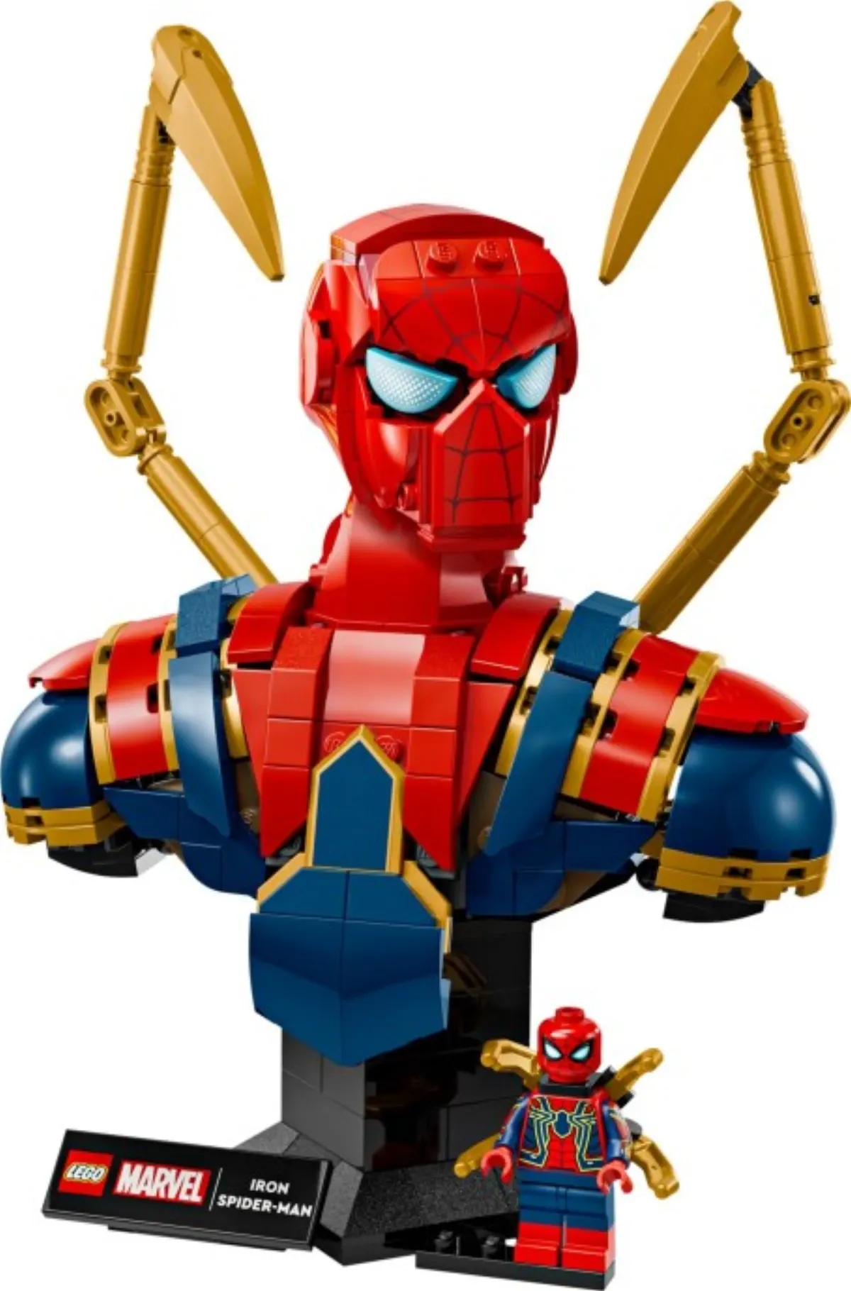 Iron Spider-Man Bust set photo