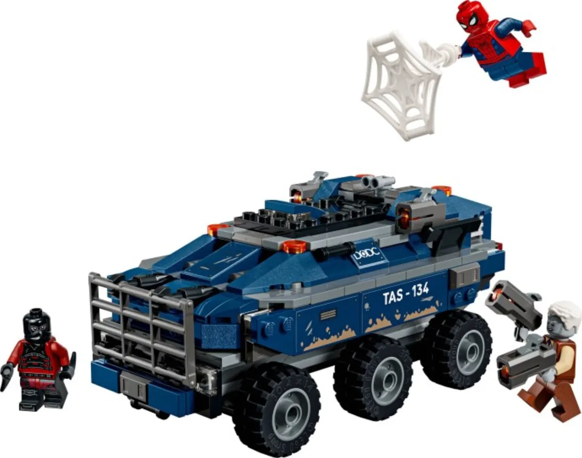 Spider-Man Prison Transport Chase set photo
