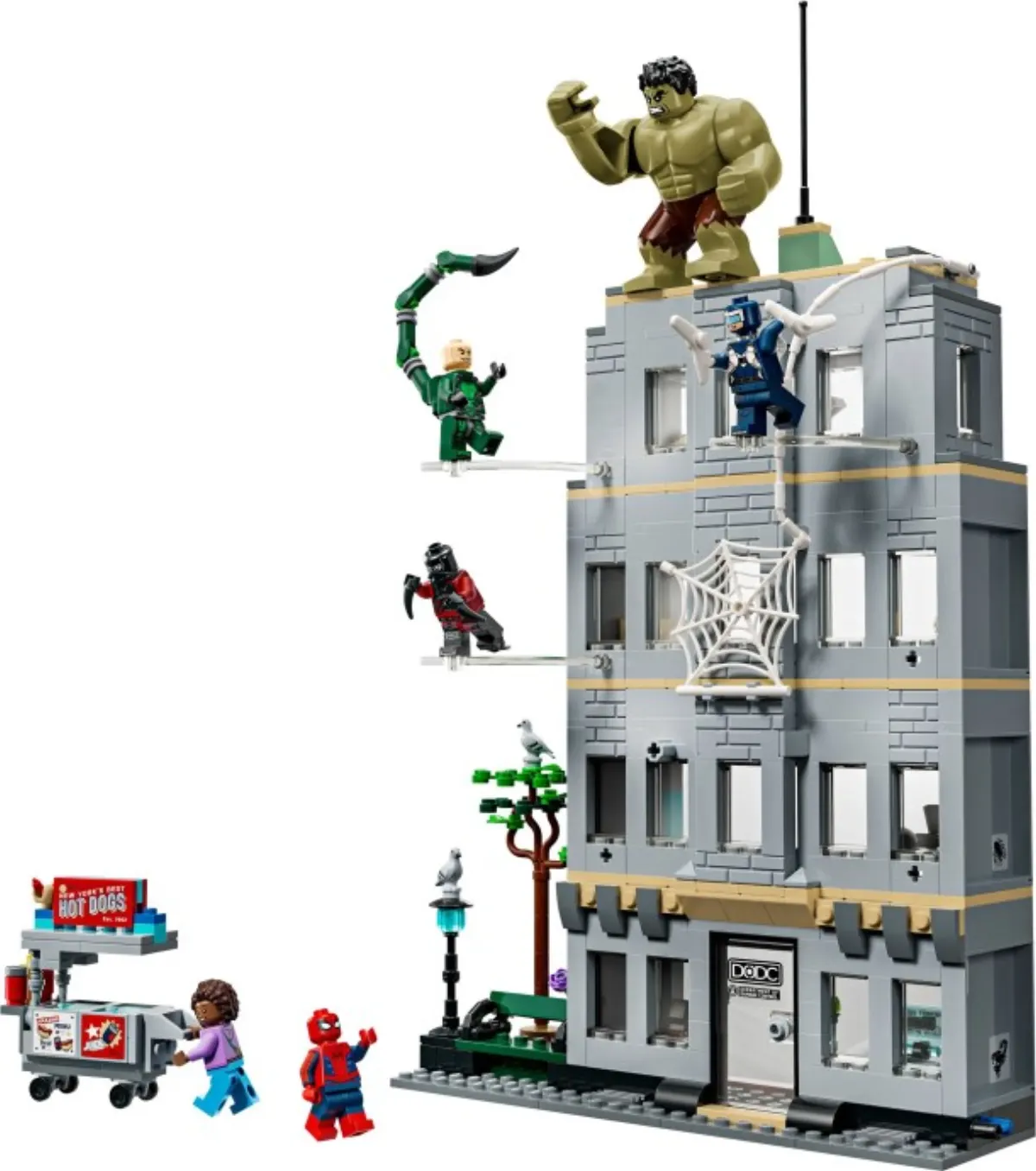 Spider-Man vs. Hulk Epic Clash set photo