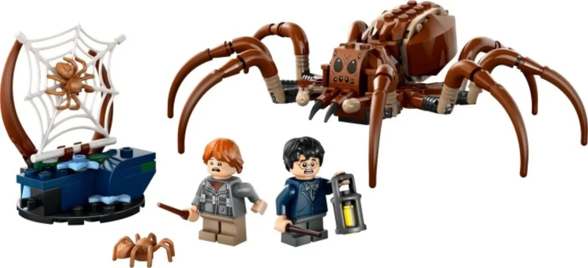 Aragog in the Forbidden Forest set photo