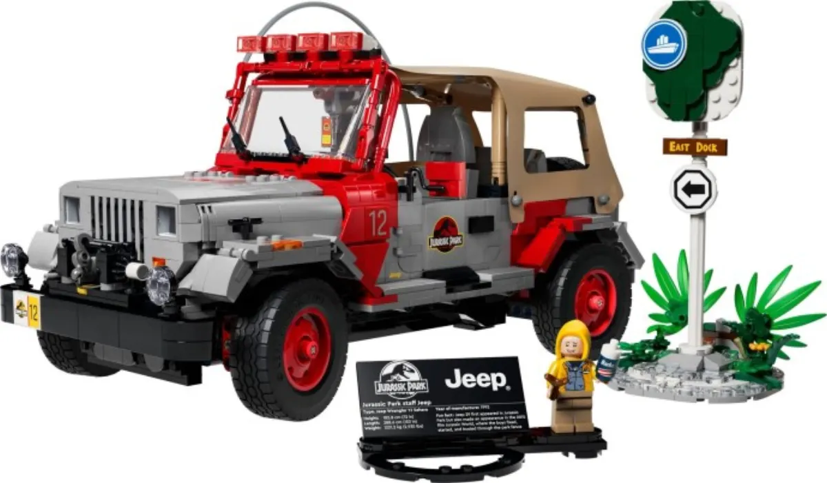 Jurassic Park Jeep Wrangler set photo